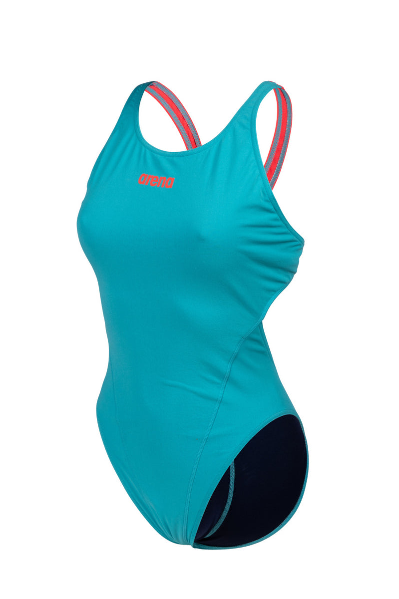 Arena Damen Badeanzug Swim Tech Solid martinica fluo red STEIN Schwimmsport