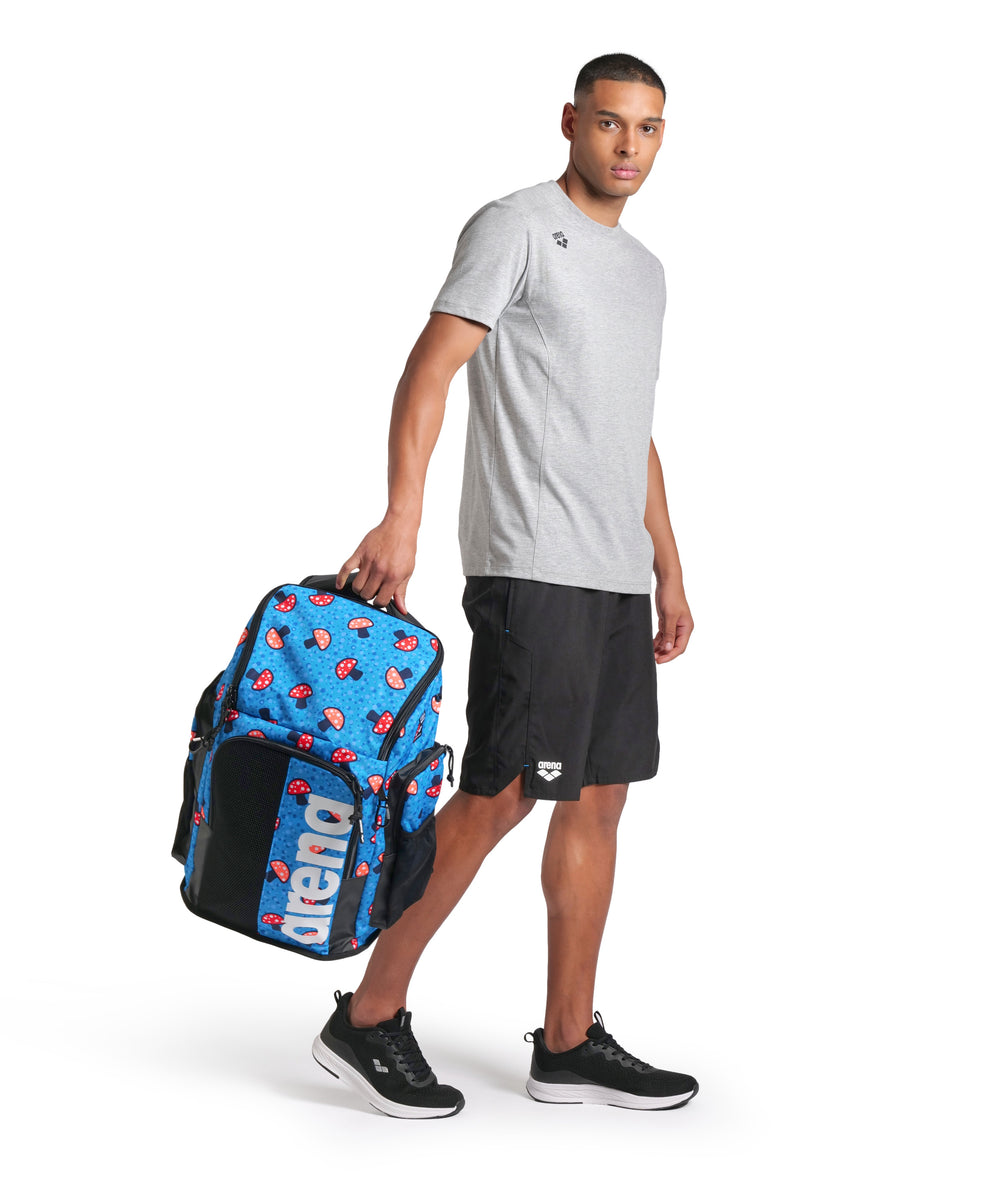 Arena Rucksack Spiky lll 45 Allover Mushrooms – STEIN Schwimmsport