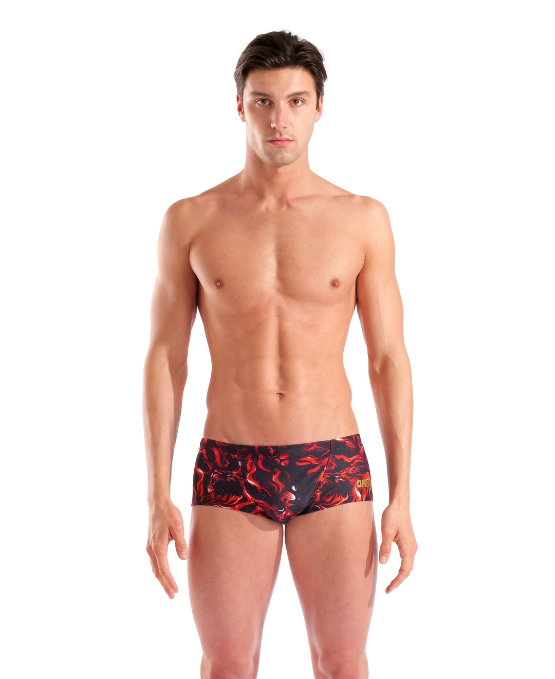Celucke Badehose Herren Im Leopard-Print – Schnelltrocknend, Chlorresistent Mit Kordelzug