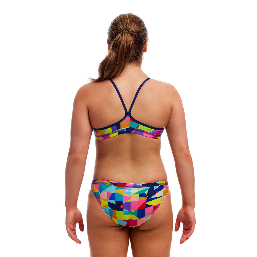 Funkita Girls Racerback Bikini On The Grid STEIN Schwimmsport